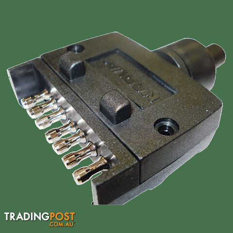 Narva Trailer Plug 7Pin Flat Blister Pack. 82141Bl