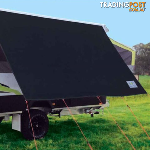 Campervan BLACK Offside Privacy Sunscreen W2780mm x H2050mm