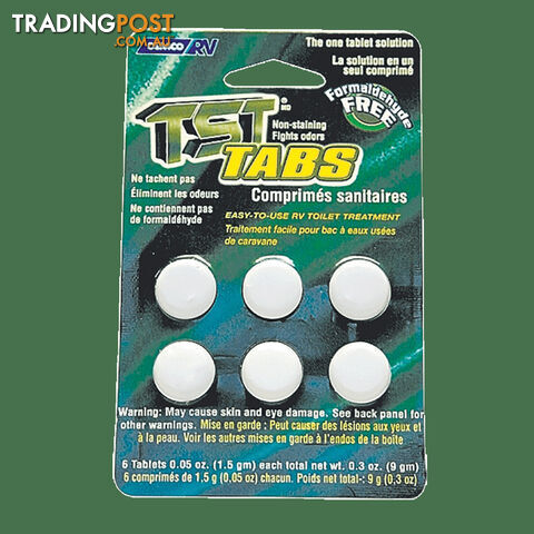 Camco Tst Tab Black & Grey Water Tank Deodoriser 6/Pack. 41152