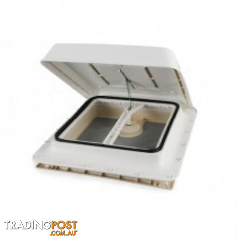 Fiamma Roof Hatch 160 14"X14" White-Manual 04328B01