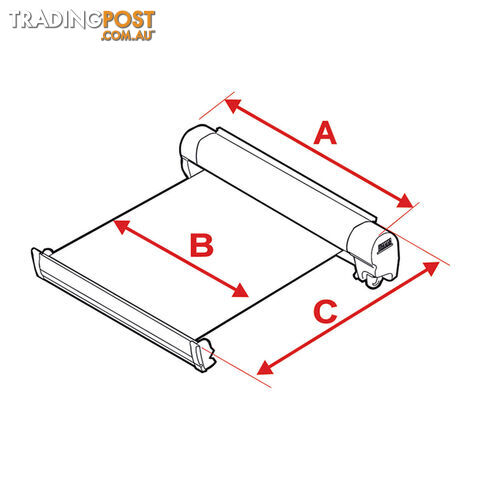 Fiamma F45 L 500 Sahara Awning. 06530A01S
