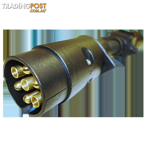 Narva Trailer Adaptor 7 Pin Lge Rnd Car To 6 Pin Small Rnd Van. 82270Bl