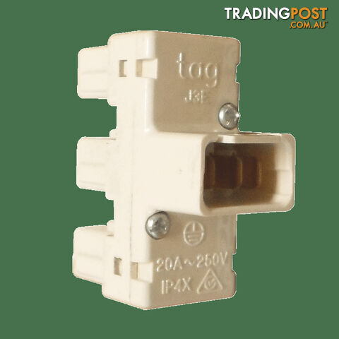 Cms 3 Way Adaptor Beige. J3Ebg