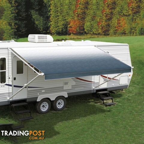 Carefree 12Ft Blue Shale Fade Roll Out Awning (No Arms)