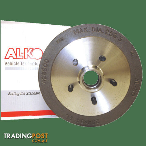 Alko 10" X 2-1/4" Ford Stud Pat Elect Hub Drum Mach 4 Slimline. 438209