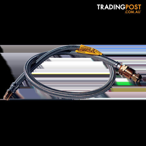 8mm S/S Flexible Hose 900mm For Double Bottle Kits. Fpt1524