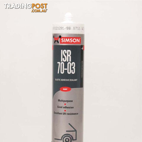 Adhesive Sealant Simson ISR 70-30 Black 290Ml Cartridge 0.30132171