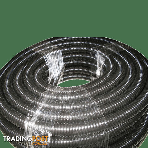 Black Waste Hose 30M Roll 27mm Id. 36M27X30Ctc