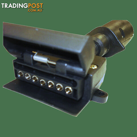 Narva Trailer Adaptor 5 Pin Lge Round Car To 7 Pin Flat Van. 82240Bl