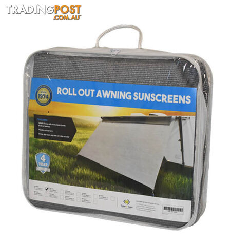 COAST TRAVELITE Sunscreen - W4025mm x H1800mm - to suit 14Ft Roll-Out Awning