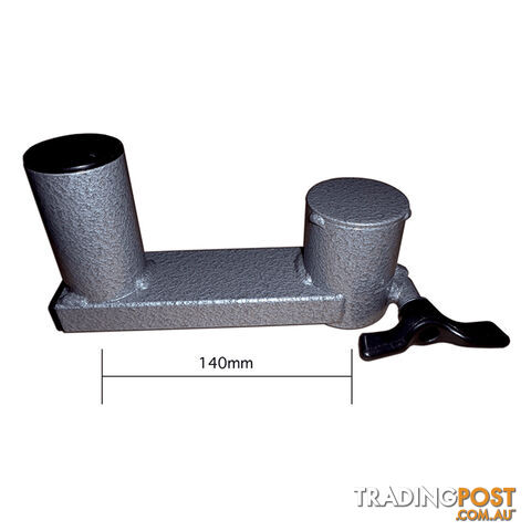 140mm Wineglass Extension In Grey Hammertone. 2-Exts