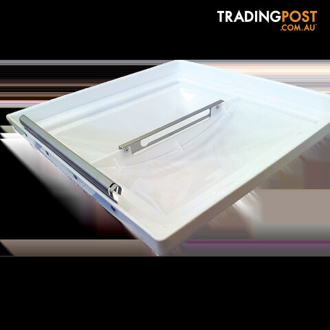 Ventline Hatch 14"X14" White Lid Only to suit Old Metal Clip Connection. 40155