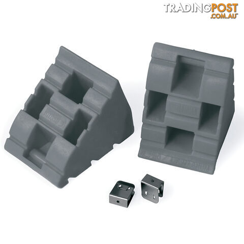 Fiamma Chock For Level Up Grey (New) Sold Per Pair. 97901-037