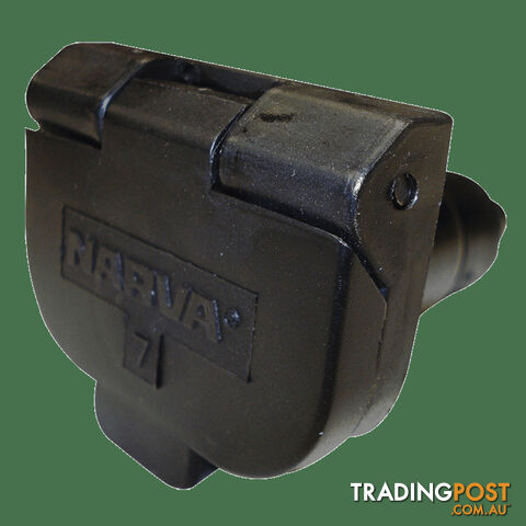 Narva Car Socket 7 Pin Small Round Plastic. 82022Bl