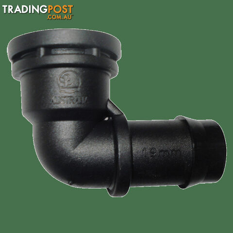 Threaded Elbow 19mm Barbed X 1/2" Bsp Female. Ebf1915