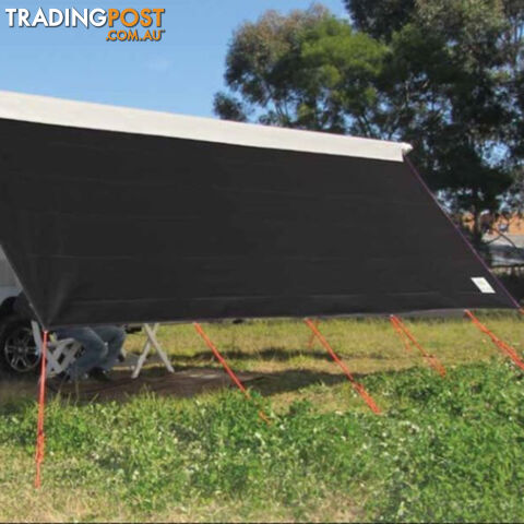 COAST V2 BLACK Sunscreen W2805mmxH1800mm to suit 10' CF Awning