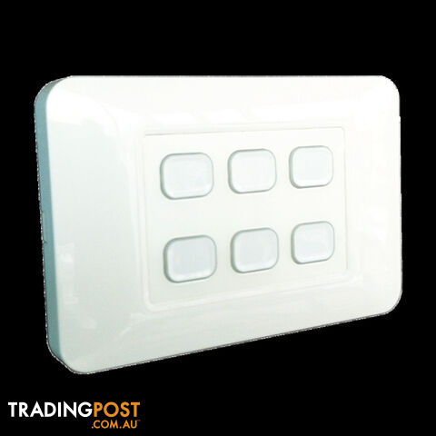 W.A.S. 6 Gang Wireless Switch
