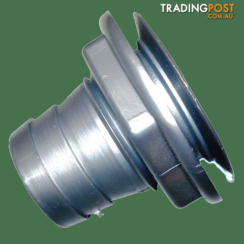 Plastic Grey 25mm Waste Outlet Straight C/W Grey Nut. Pnp310G