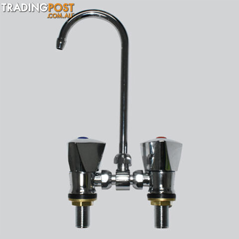 Coast Watermark Hot And Cold Mixer Faucet With Fold Down Spout. 8515-20
