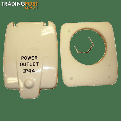 Clipsal Flap to suit Old Style Outlet 10Dwp. 10Dwpflap