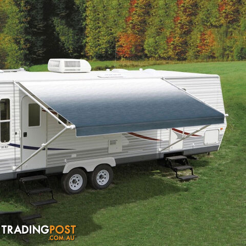 Carefree 16Ft Blue Shale Fade Roll Out Awning (No Arms)