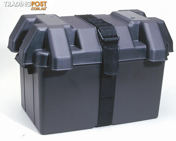Large Battery Box C/W Strap 328 X 188 X 195H. Bb32