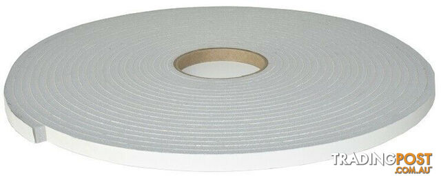 Tape Foam Grey Pvc Sealing 9.5mm Thick X 12mm X 7Mts