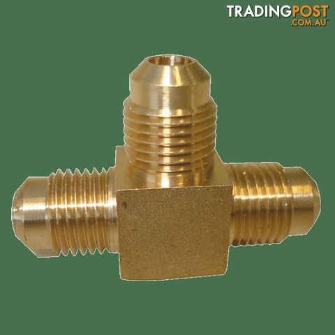 Sae No19 All Male 3-Way Tee Connector 5/16". 1410620