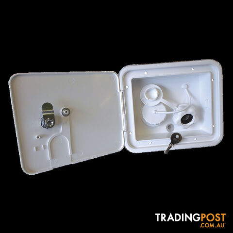 Jayco Dual Lockable Water Filler W/Plastic Valve. 0223891