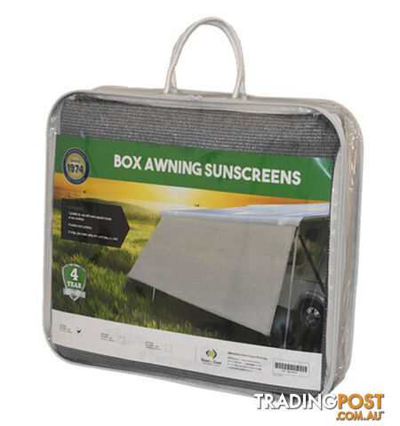 COAST TRAVELITE Sunscreen - W3350mm x H1800mm - to suit 3.5m Box Awning