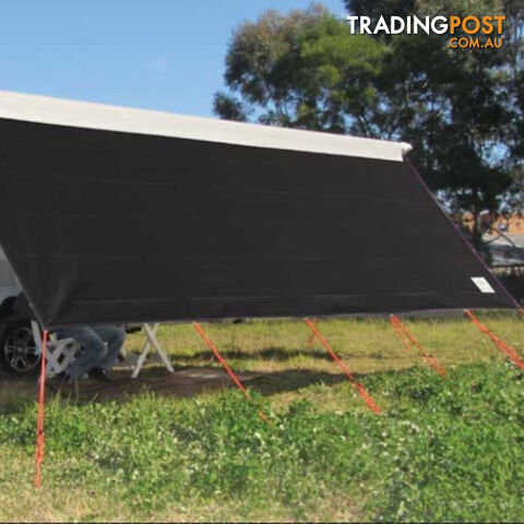 COAST V2 BLACK Sunscreen W5245mmxH1800mm to suit 18' CF Awning