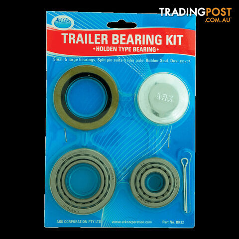 Trailer Bearing Kit to suit Holden Type Bearing Blister Pk. Bk32