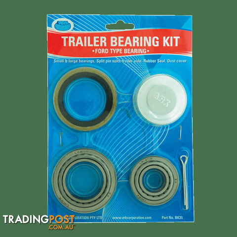 Trailer Bearing Kit to suit Ford Type Bearings Blister Pk. Bk35