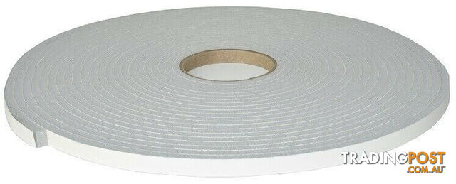 Tape Foam Grey Pvc Sealing 6.4mm Thick X 12mm X 15.2Mts