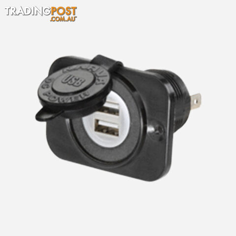 Accessory Socket Dual Usb H/D .81134Bl