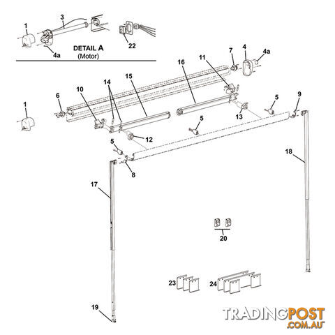 Carefree Freedom R/H Knuckle Assy Case R001627