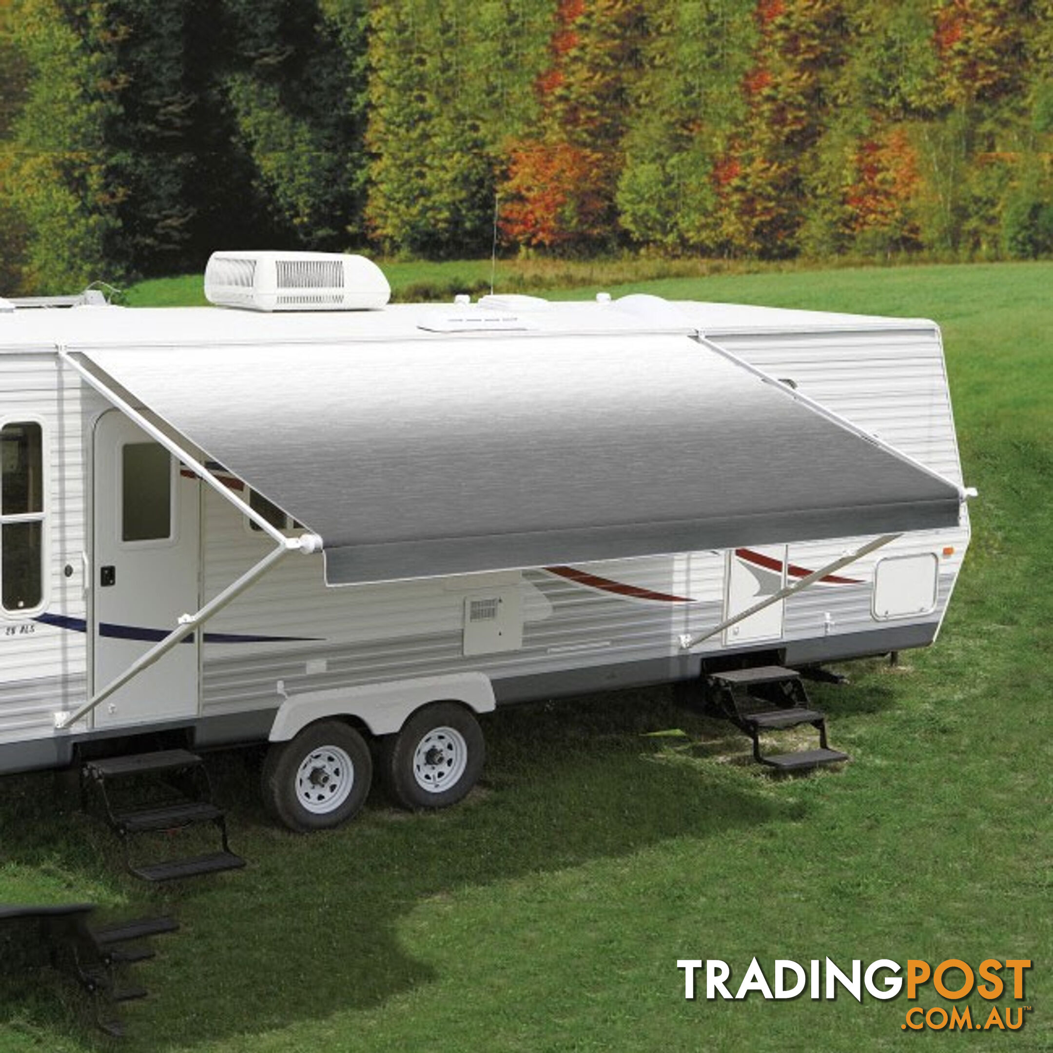 Carefree 17' Eclipse 12V Silver Shale Fade Awning