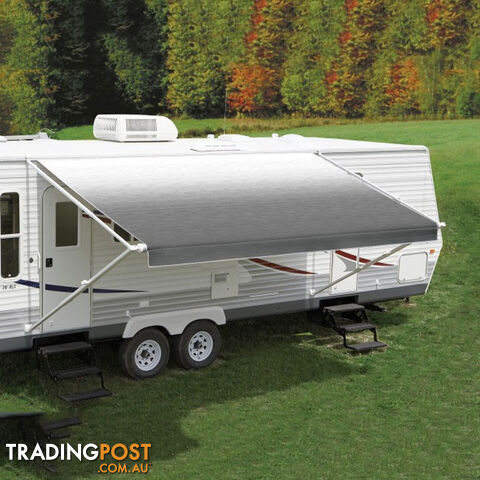 Carefree 17' Eclipse 12V Silver Shale Fade Awning