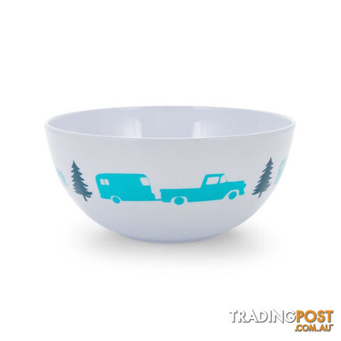 Camco Melamine Bowl, Trailer/Tree Pattern. 53225