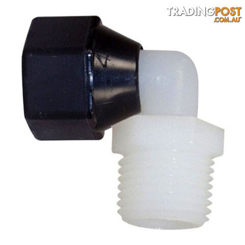 Shurflo Elbow 1/2" Thread Inlet & Outlet. 244-3366