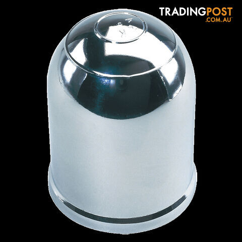 Chrome Clip-On Tow Ball Cover to suit 50mm + 1-7/8" Tow Ball. Pcc50D