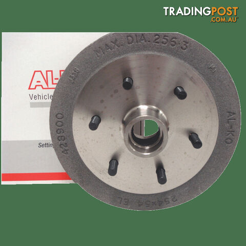 Alko 10" X 2-1/4" Landcru.Stud Pattern Elect Hub Drum. Machined For Slim...