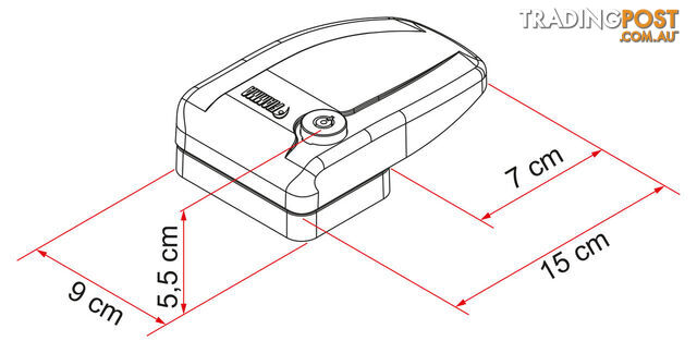 Fiamma Safe Door Frame Lock White 08022-01-