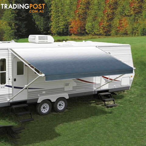 Carefree 14Ft Blue Shale Fade Roll Out Awning (No Arms)