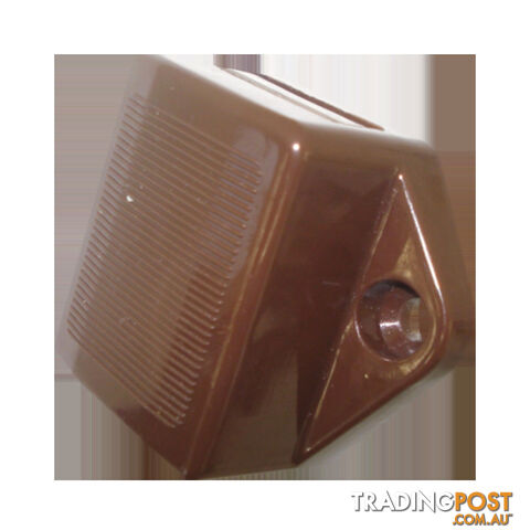 Push Button Lock Brown 48X35X20mm to suit Hole Size 27mm. 211.60.130