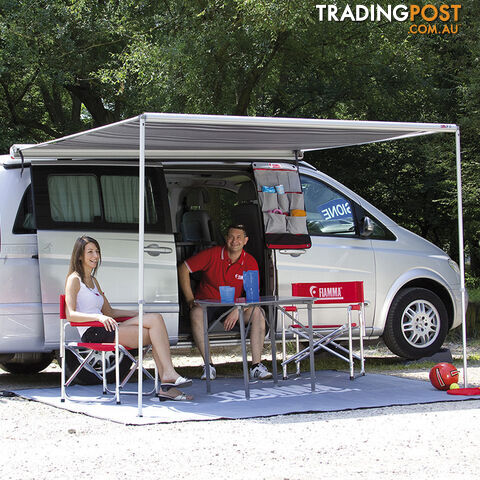 Fiamma F35 Pro 180 Royal Grey Awning. 06762-01R