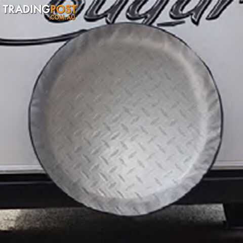 Adco Tyre Cover Diamond Plate 29 3/4". 9754