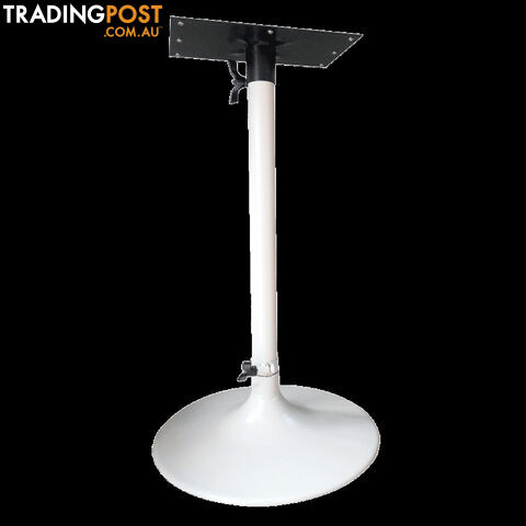 Wineglass Table Leg C/W Base & Top 710mm Beige. C2800F