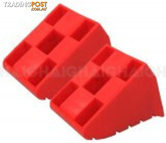 Haigh Wheel Chocks to suit CVL2 Levelling ramp, Pair.