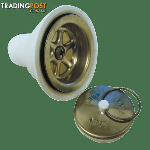 Smev Plug & Waste Kit Straight 25mm. Ac535Pil0000_Sk
